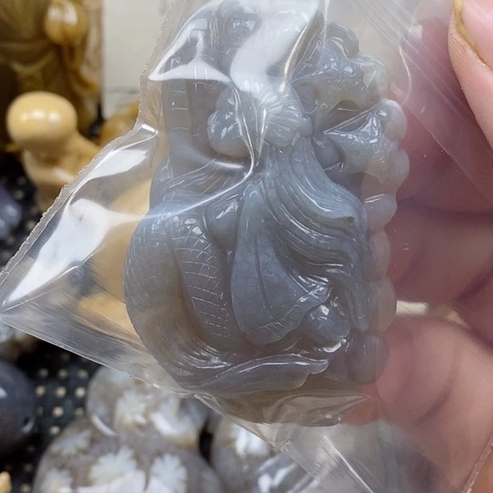 颈饰未镶嵌硅化珊瑚（珊瑚玉）O*