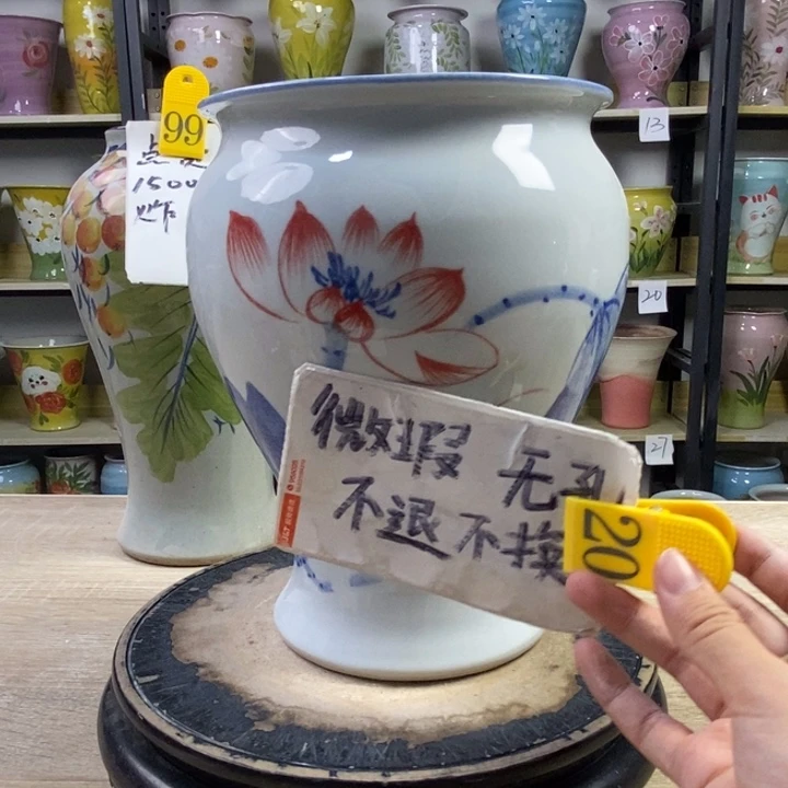 景德镇高温陶瓷花盆