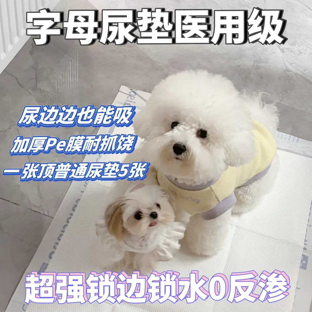 狗狗尿垫宠物用品字母尿垫加厚隔尿防漏宠物用品狗尿垫