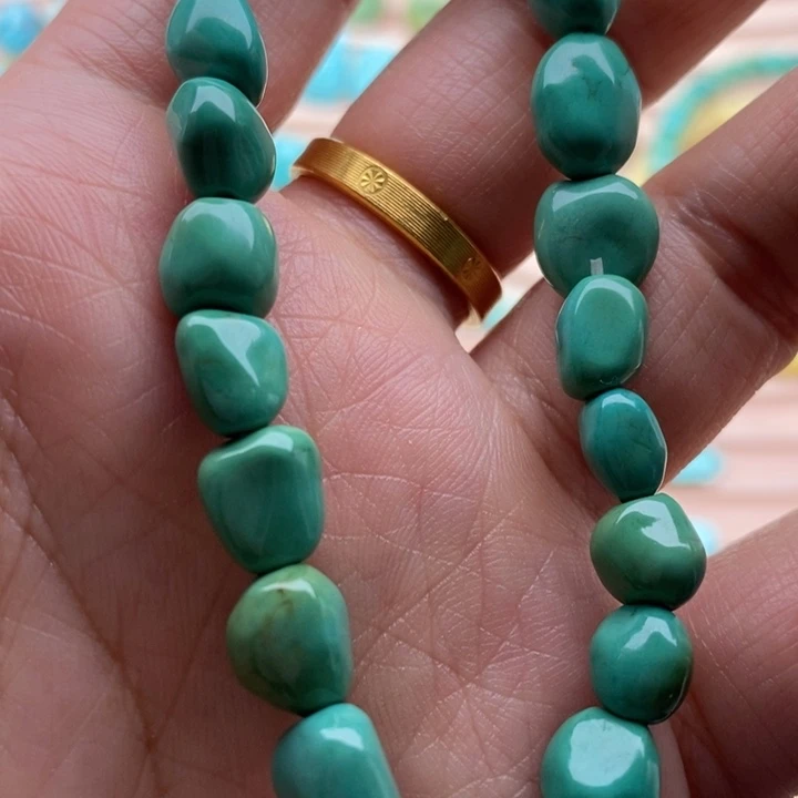 绿松石未镶嵌挂件