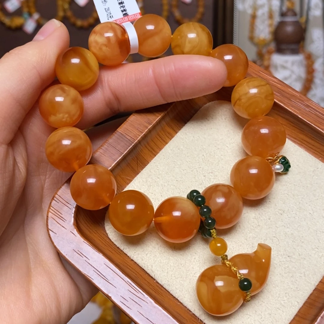 【闪购商品】蜜蜡颈饰未镶嵌项链