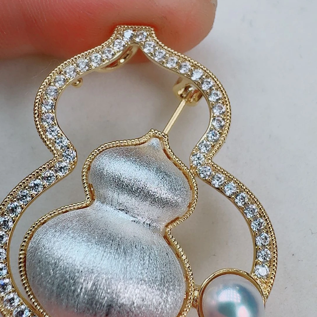 淡水珍珠未镶嵌胸饰