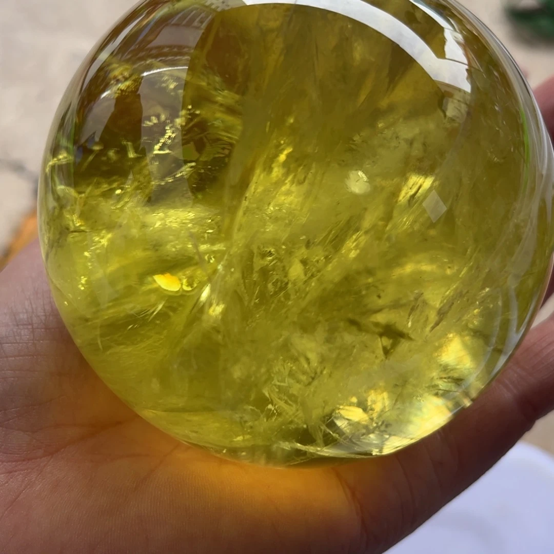 黄晶摆件未镶嵌未镶嵌天然黄水晶摆件