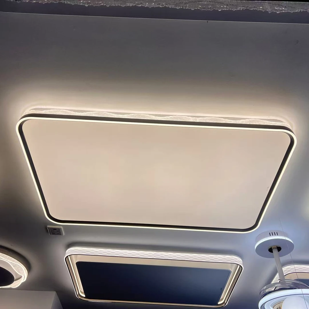 客厅灯吸顶灯中山灯具全屋2024新款高级全光谱护眼长方形大厅主灯