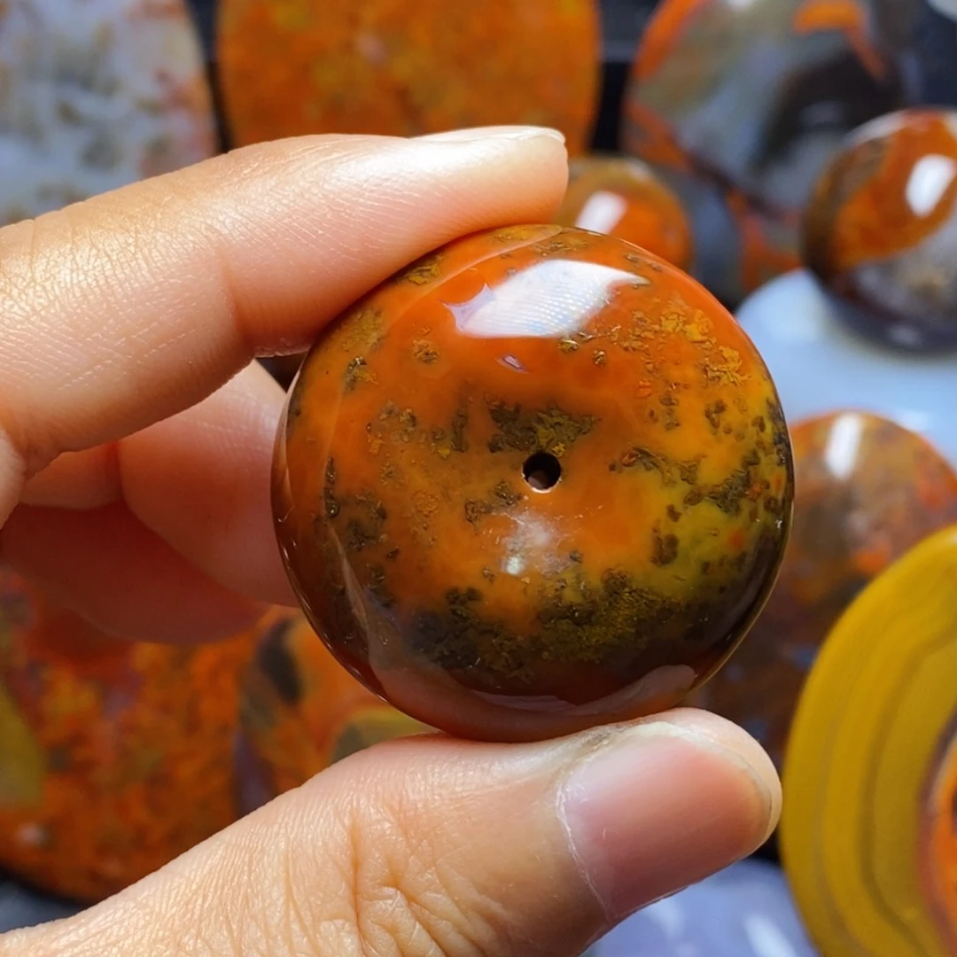 玛瑙/玉髓吊坠(不含链)未镶嵌蜜*