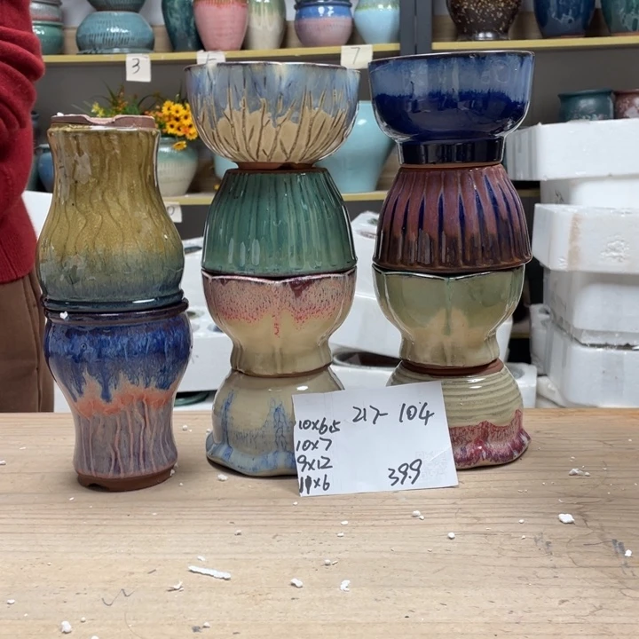 紫砂花盆多肉花盆微瑕104