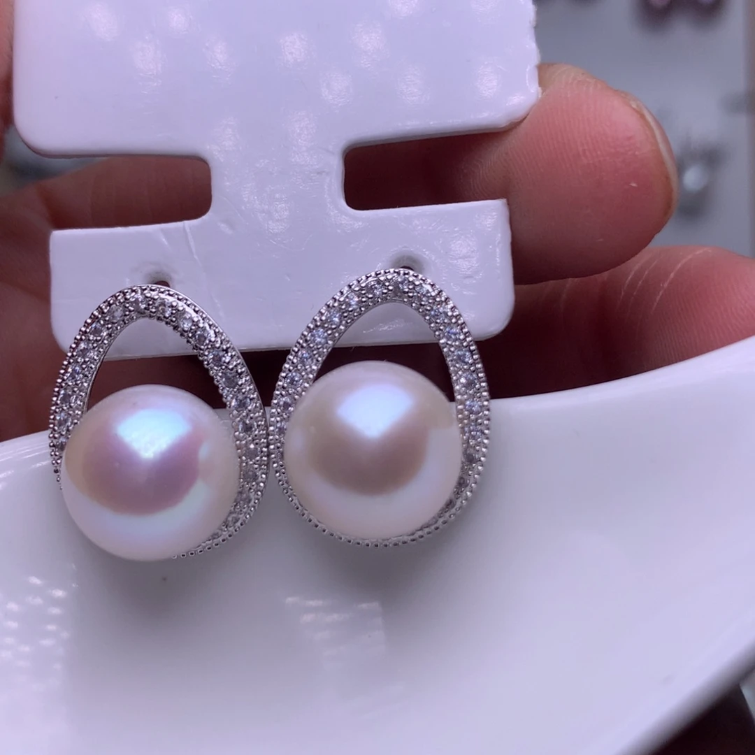 未镶嵌耳饰淡水珍珠