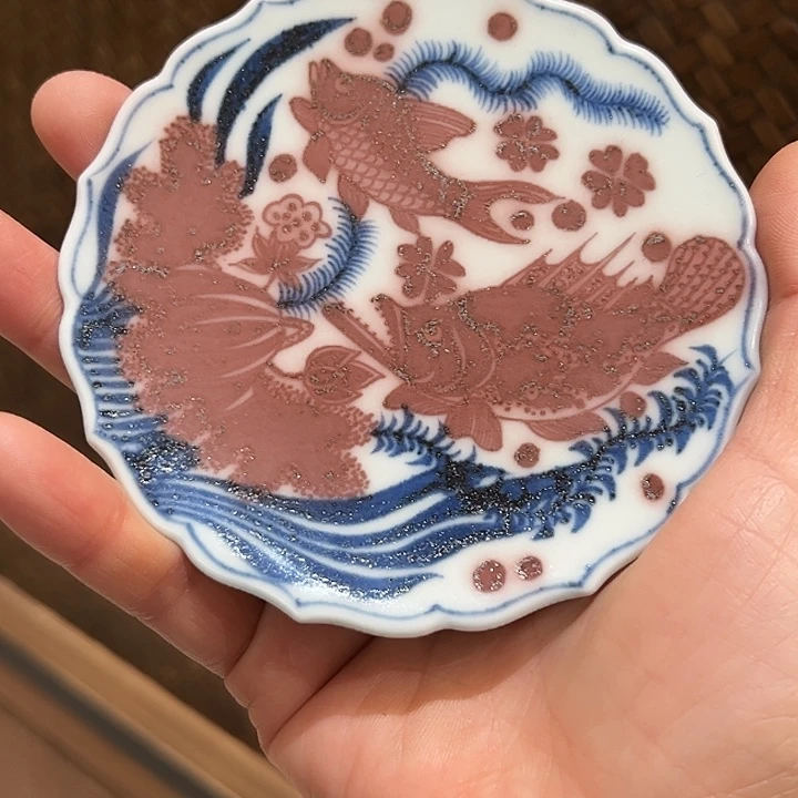 元青拙手原矿青花釉里红