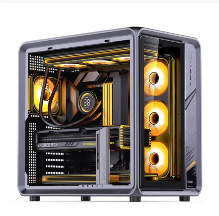 DIY电脑>锐龙R7 9800X3D大三缓三角洲网游通吃RTX5070显卡高颜值