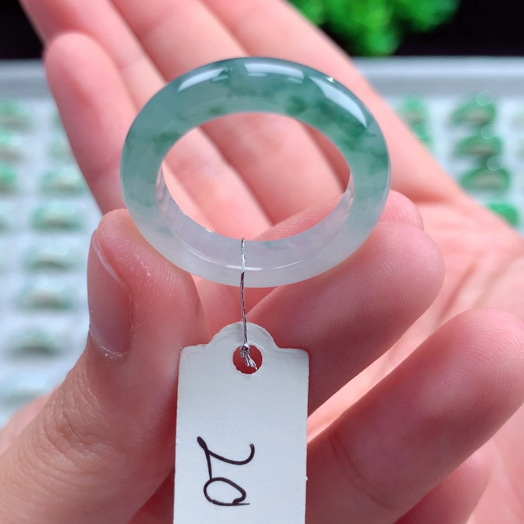 未镶嵌戒指翡翠天然