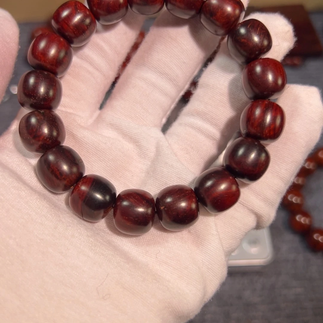 小叶紫檀手串/手链童**蛙原汁原味 瘤疤 瑕疵