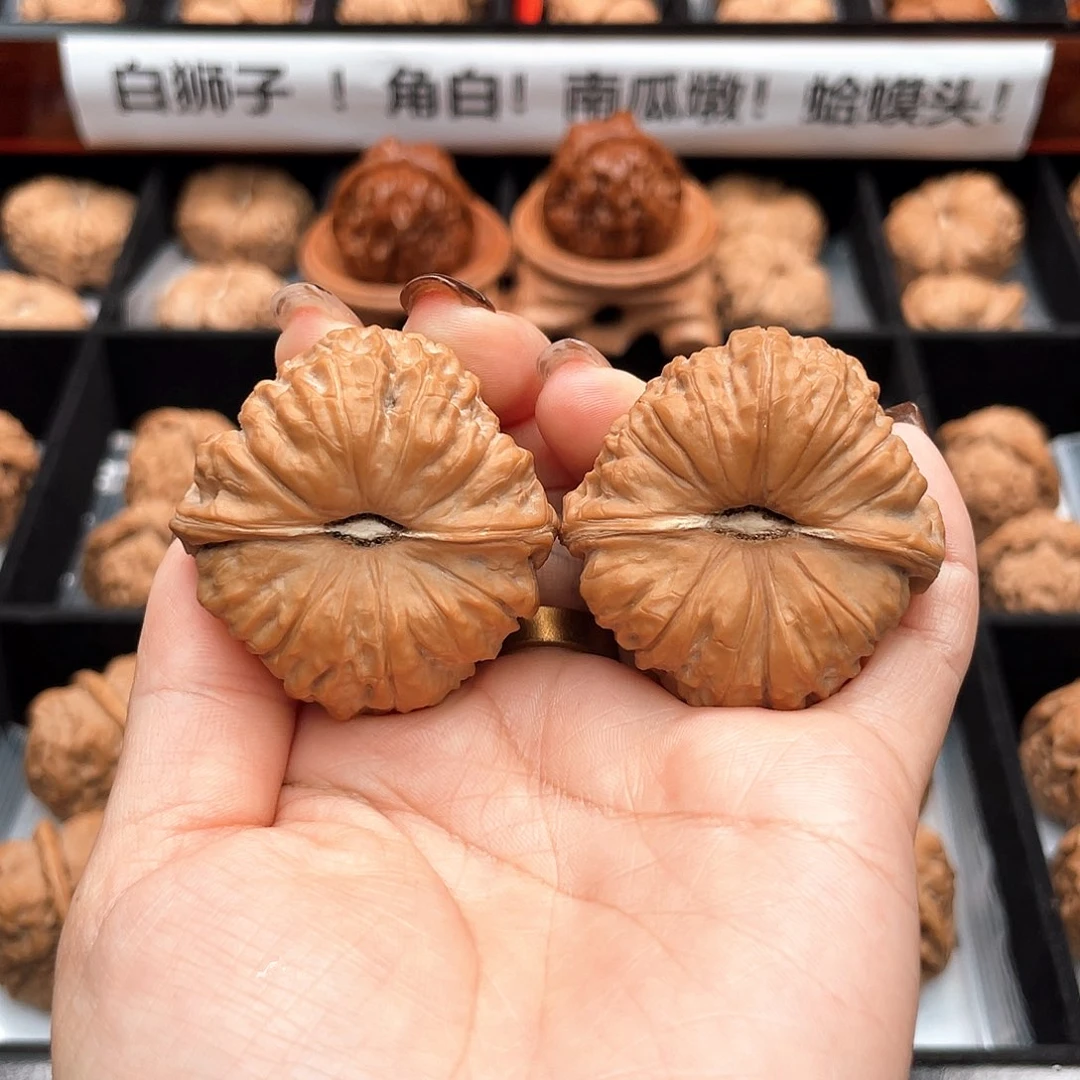 把件文玩核桃41南瓜全品，个性对歪近圆深凹4139
