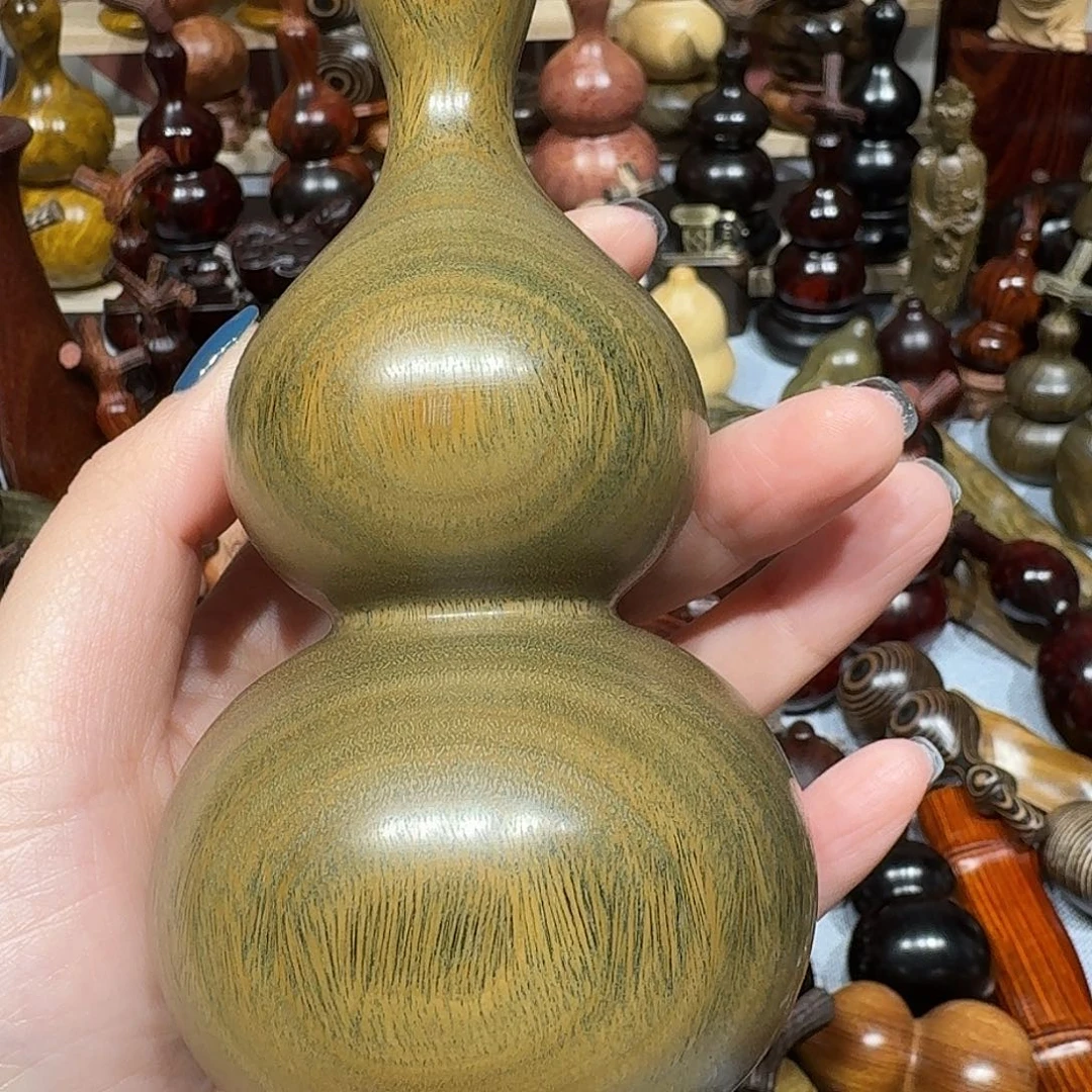 博****香榧木绿檀直径6.8葫芦