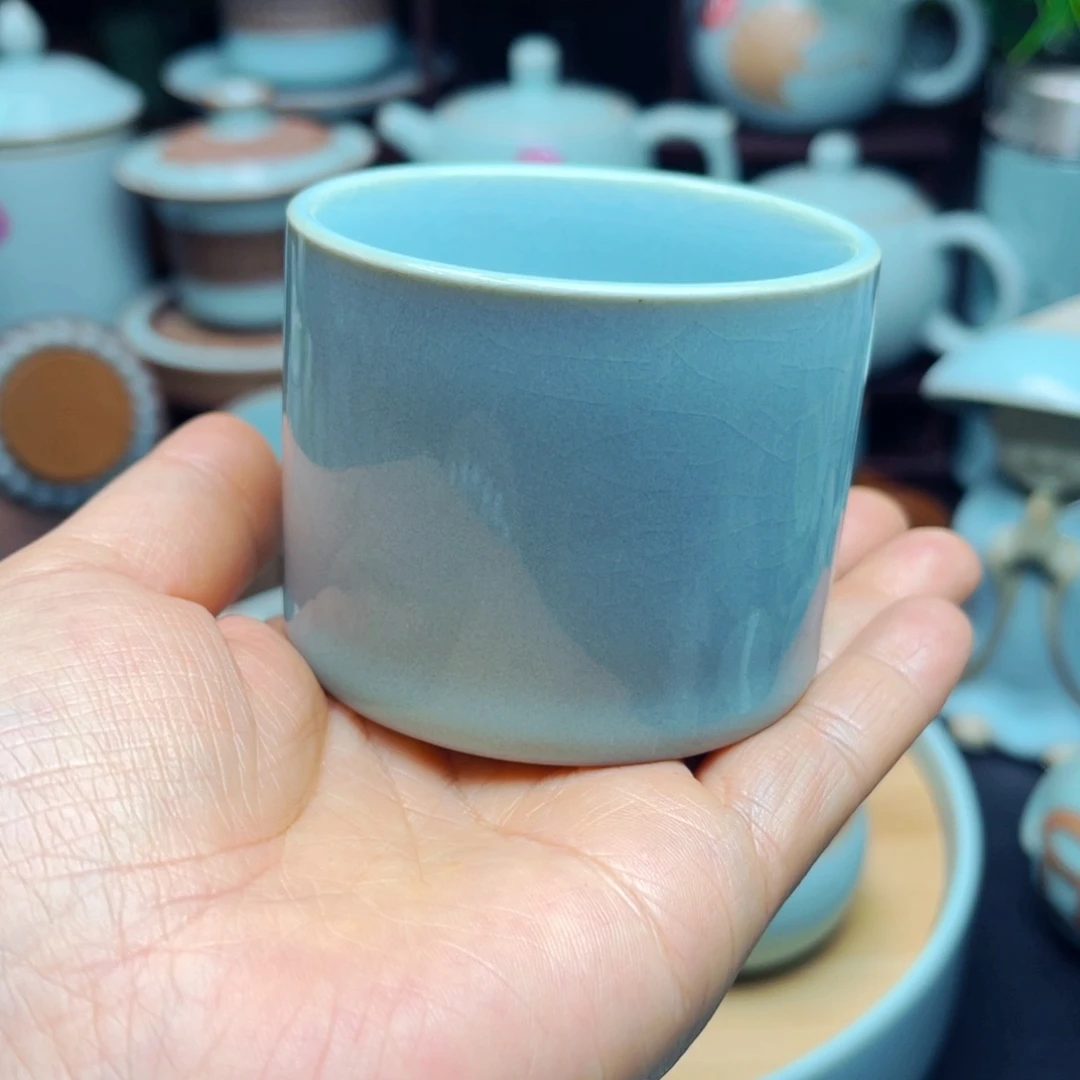 【闪购商品】河南汝瓷原产地，茶器摆件，瓷珠