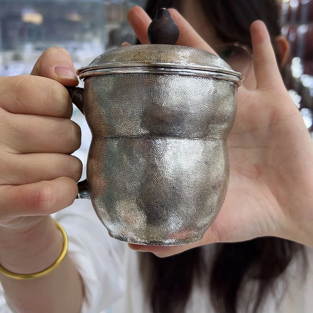 999 手工纯银马克杯 约222克