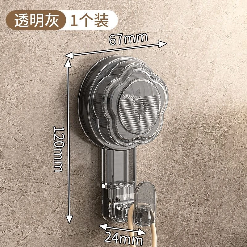 旋转吸盘挂钩厨房浴室免打孔真空挂钩墙壁卫生间浴室墙上无痕强力