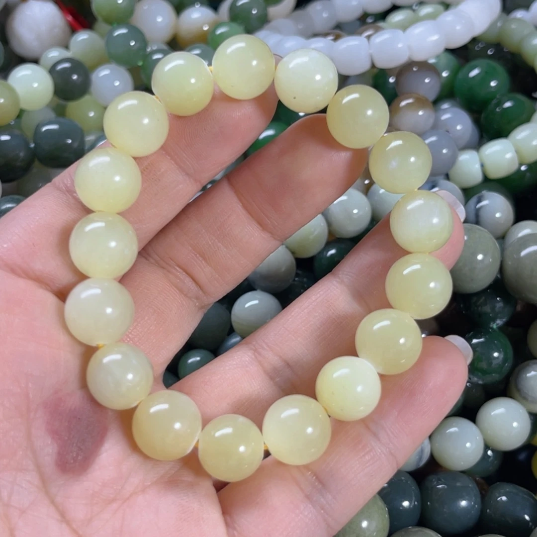 和田玉手链未镶嵌