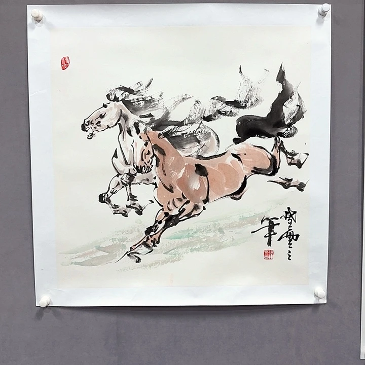 国画亲笔手绘放心去藏