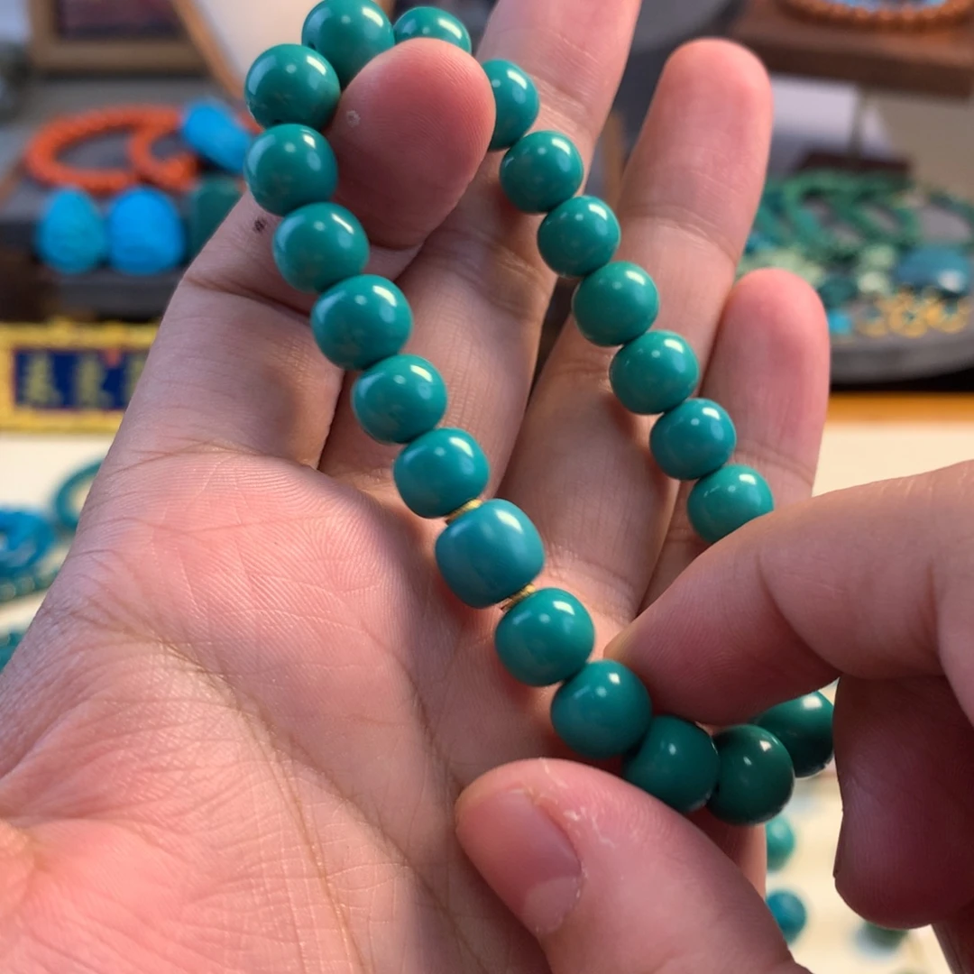 未镶嵌绿松石珠宝奇石