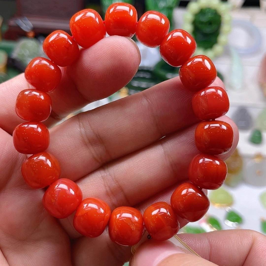 未镶嵌手链南红玛瑙
