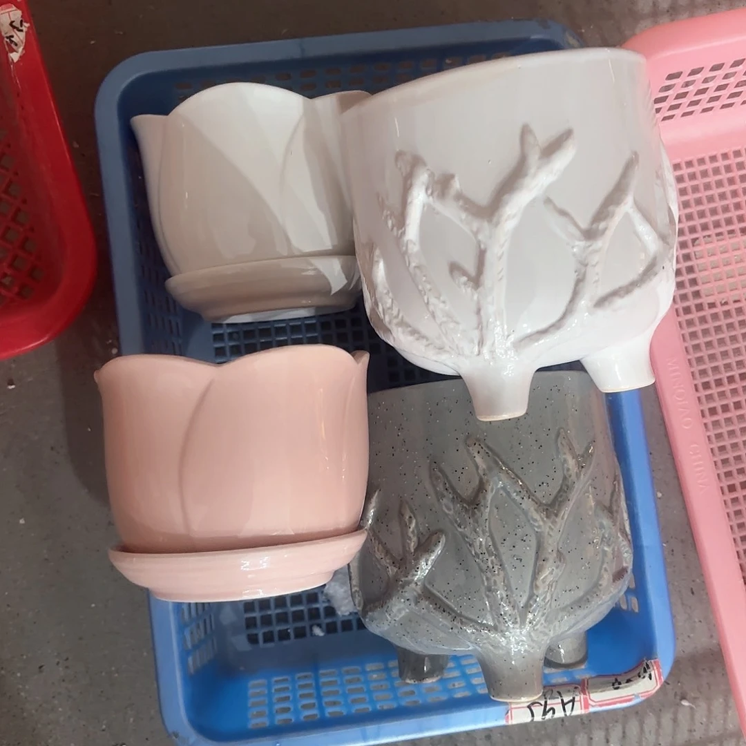 陶瓷陶瓷花盆，多肉花盆