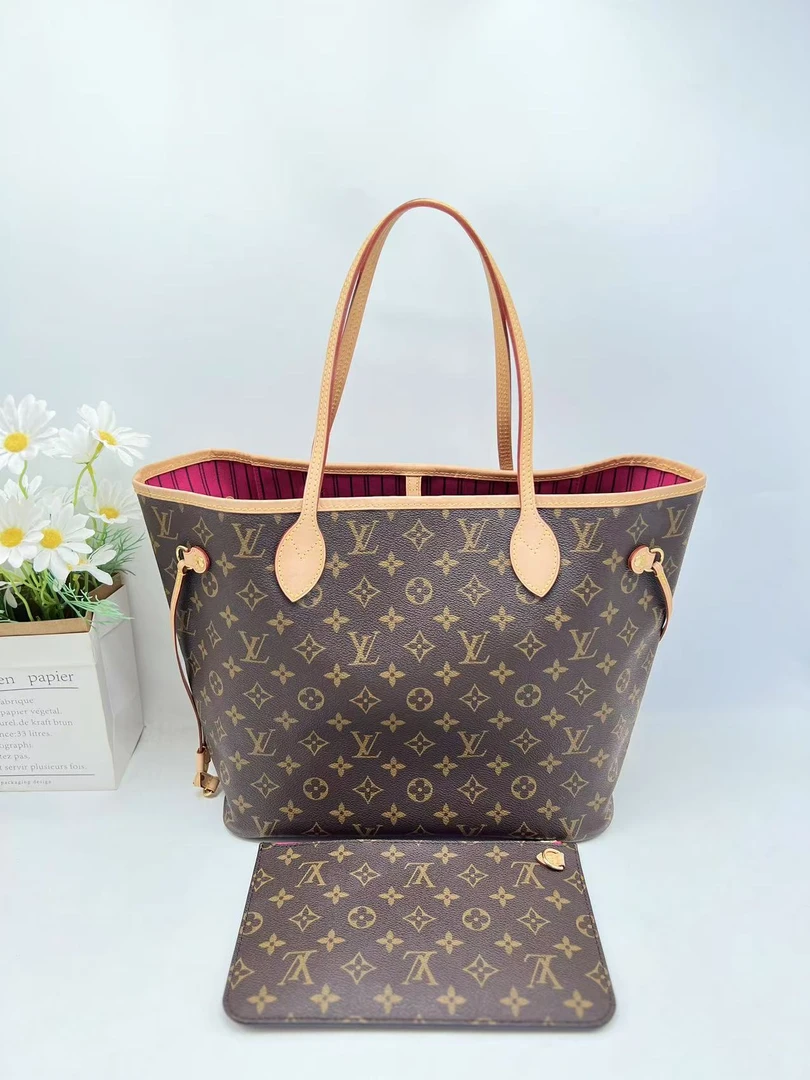 99新 LouisVuitton/路易威登 98新/购物袋/NF老花中号