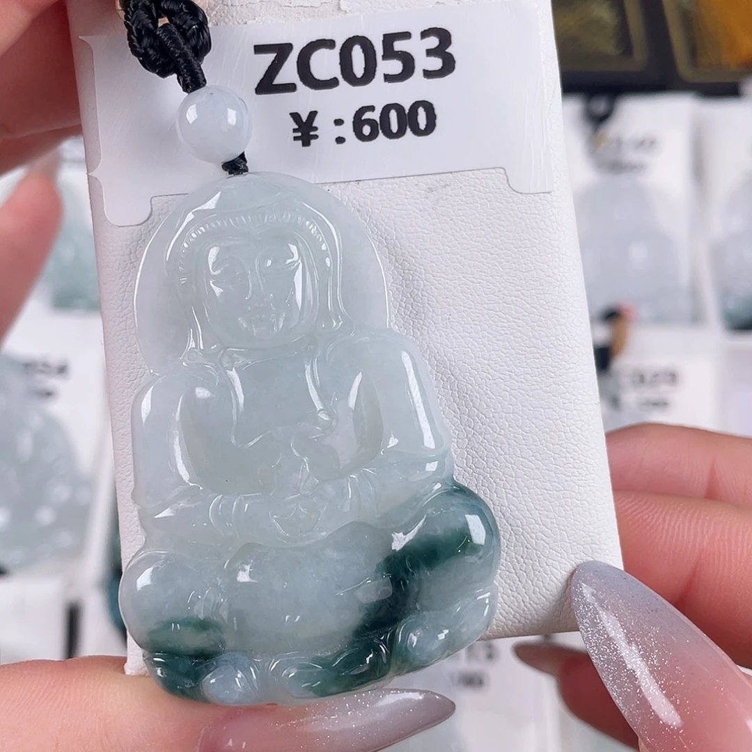 翡翠未镶嵌颈饰zc053