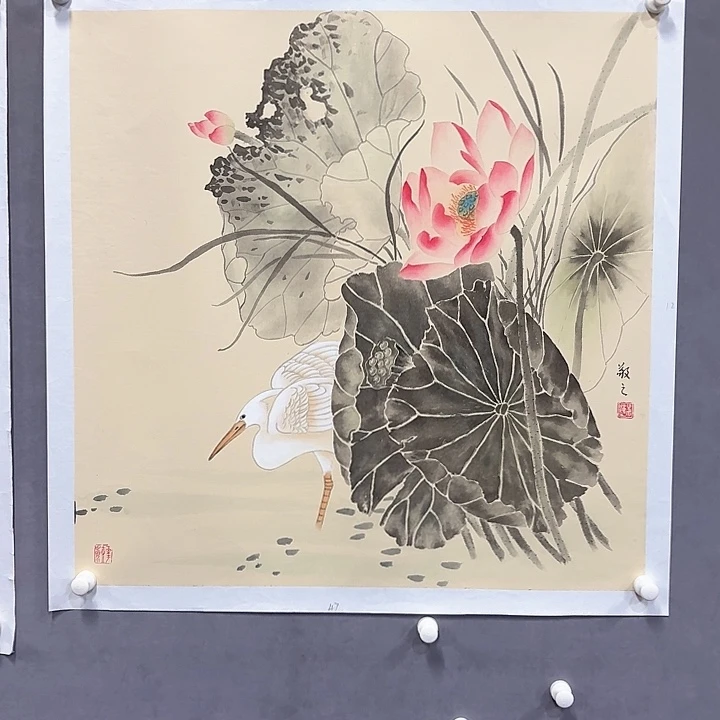 国画亲笔手绘放心去藏