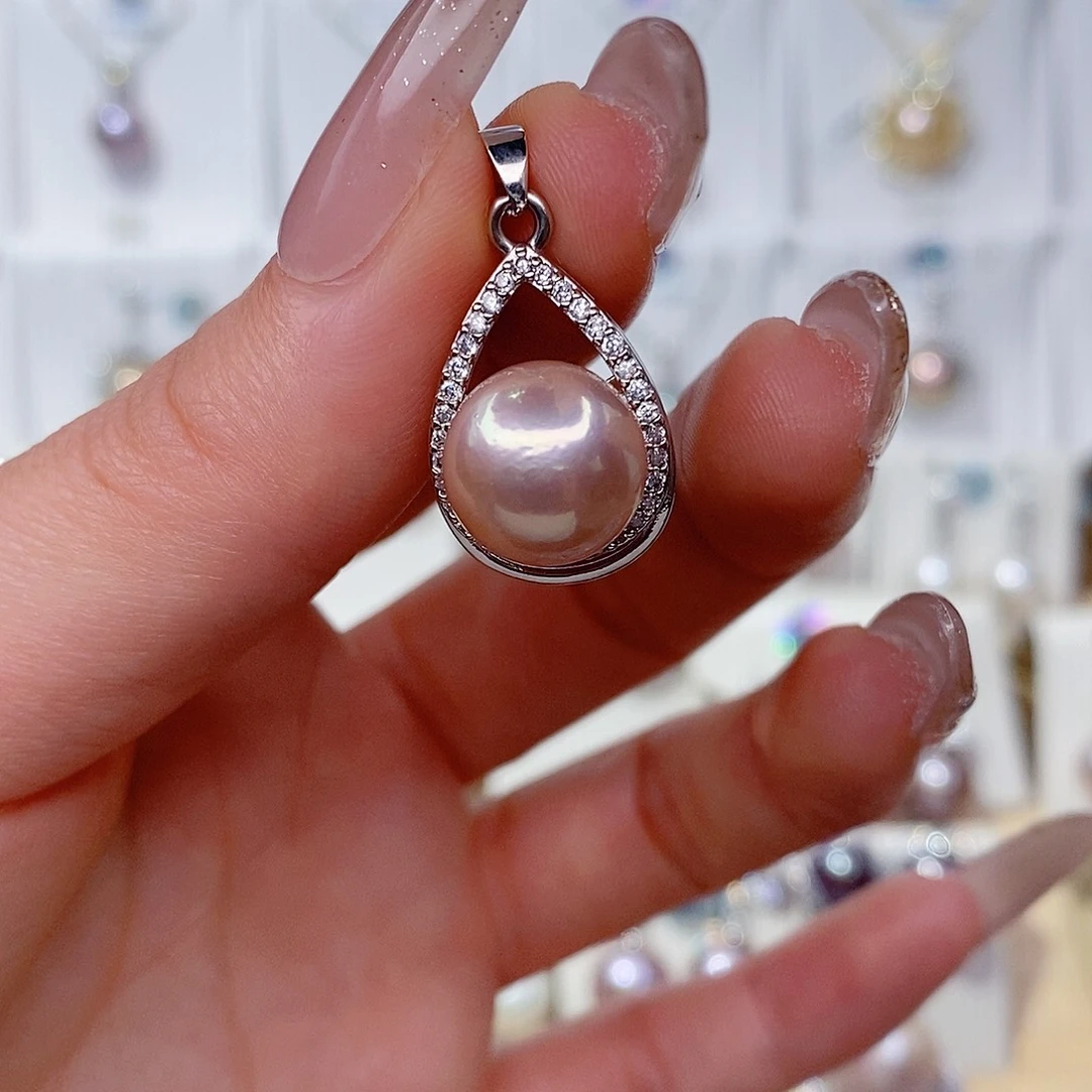 未镶嵌淡水珍珠吊坠(赠链)