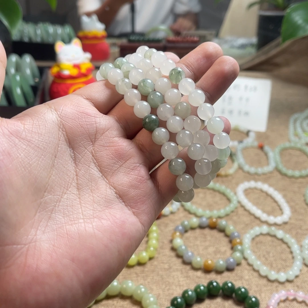 未镶嵌手链石英岩玉
