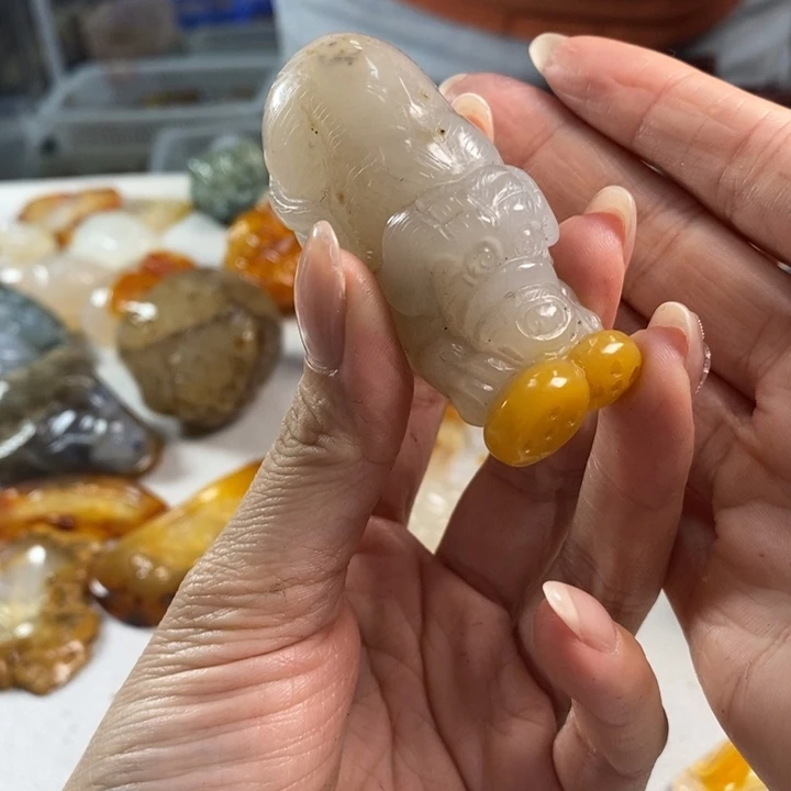 玛瑙/玉髓吊坠(不含链)未镶嵌