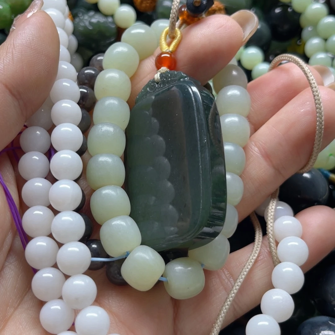 和田玉手链未镶嵌