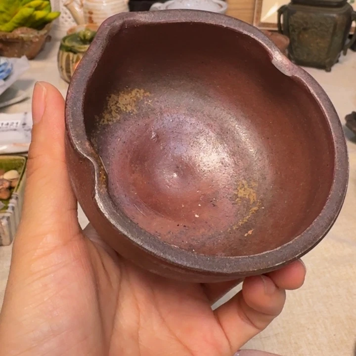 陶泥一个钵子好看的