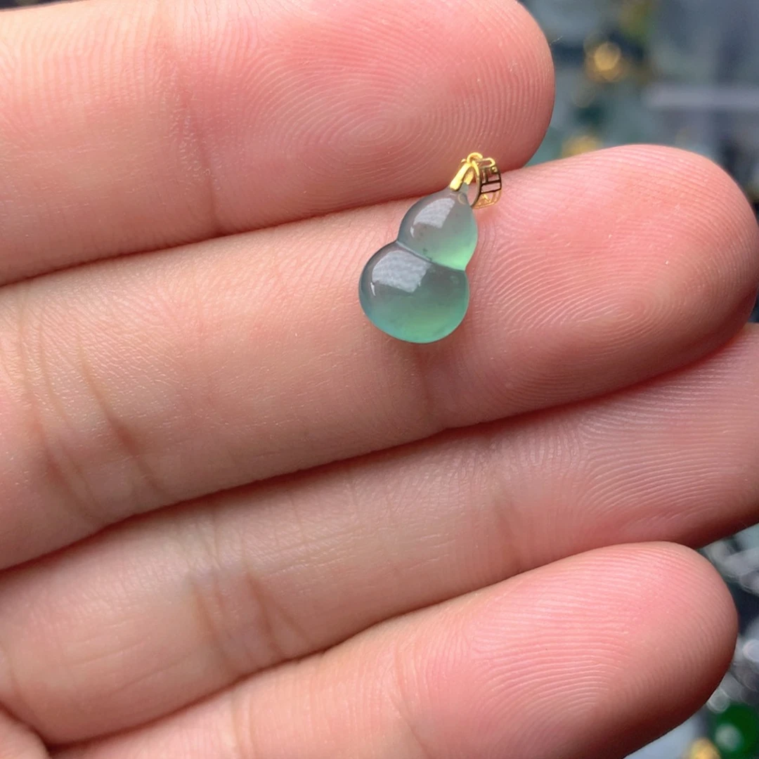 【闪购商品】翡翠18K金镶嵌颈饰翡翠