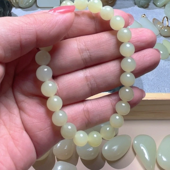 未镶嵌和田玉（糖玉）珠宝半成品