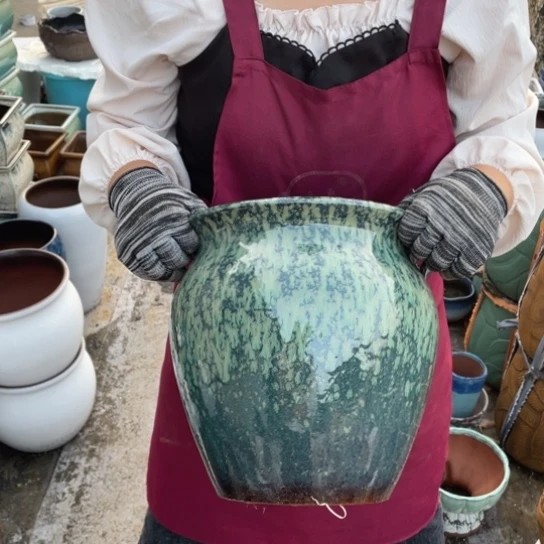 紫砂花盆口24高26正品正品