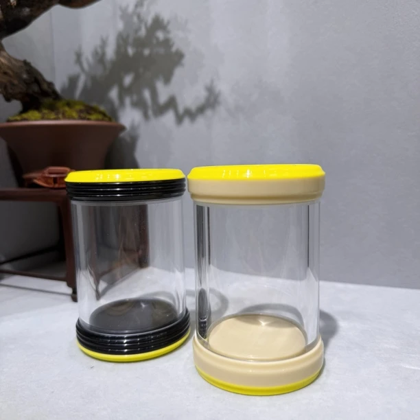 小黄精制60独眼蝈蝈罐亚克力蝈蝈筒