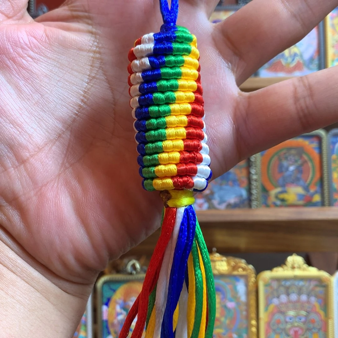 无非金属隆务大寺师傅手工编织金刚结