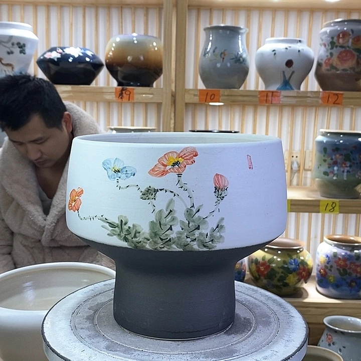 罐陶瓷陶瓷陶瓷观察