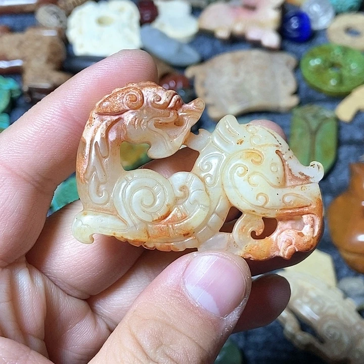 和田玉未镶嵌颈饰28