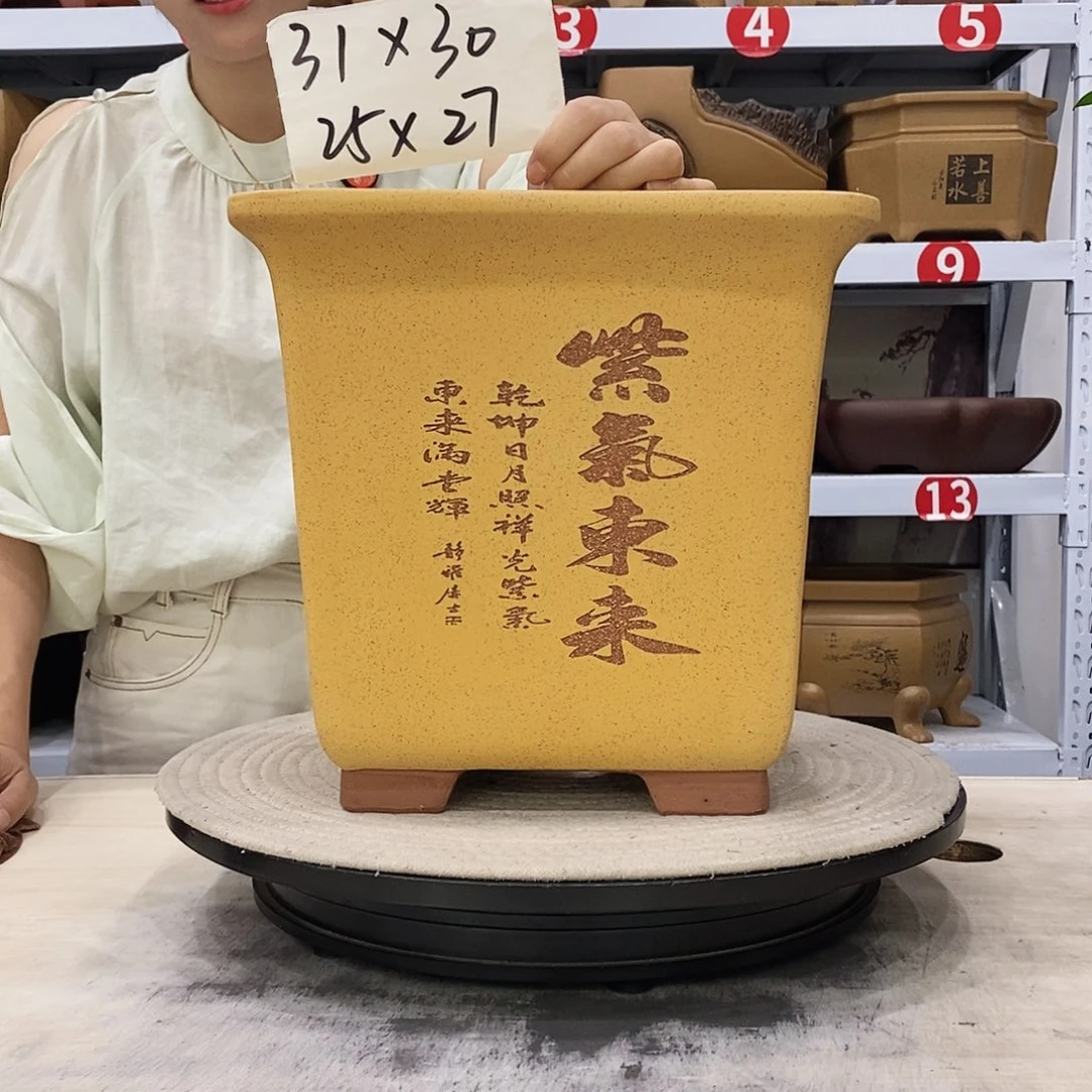 紫砂花盆紫砂花盆