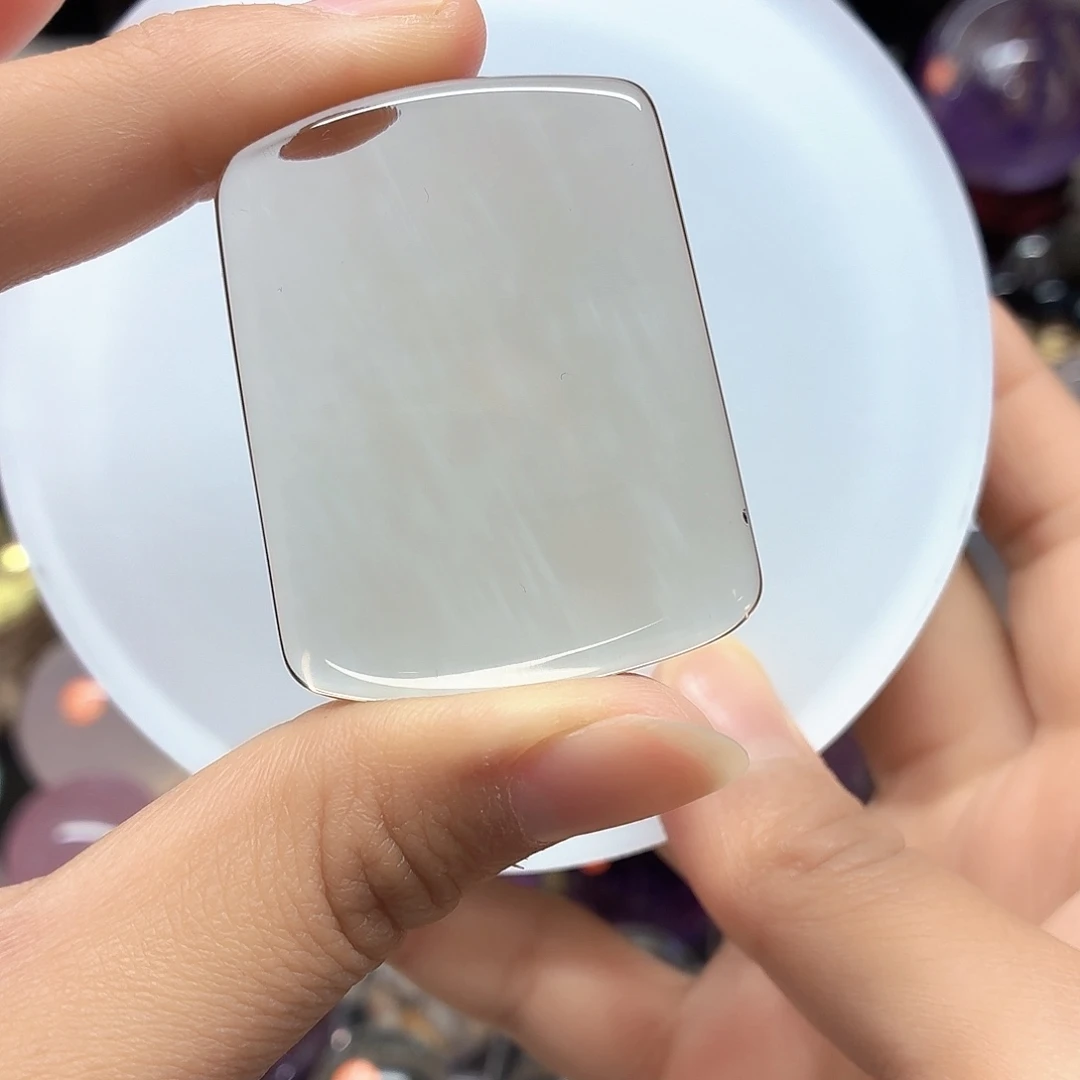 未镶嵌水晶珠宝半成品无事牌37*48