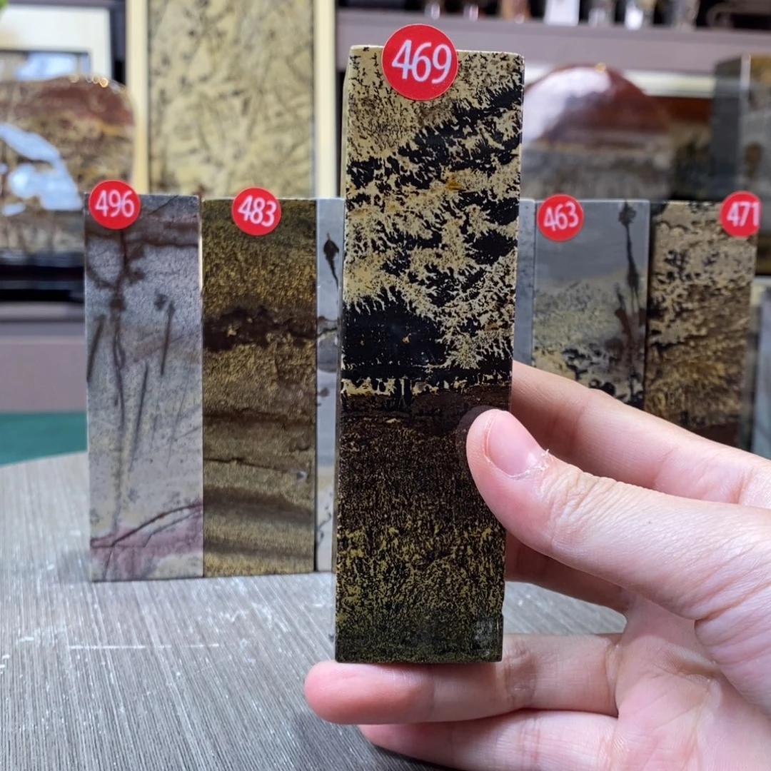 石材广西国画石草花石