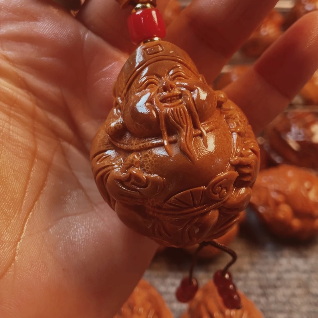 橄榄核手串/手链?**?财神单颗