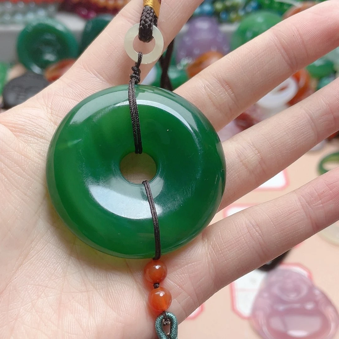 玛瑙/玉髓颈饰合金风*?