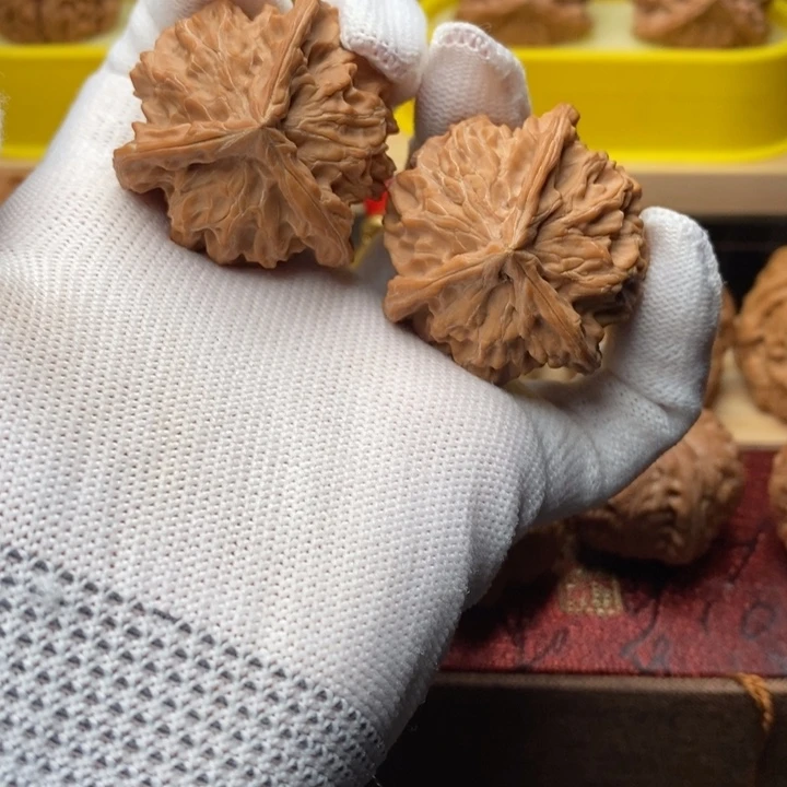 把件文玩核桃盘山三棱全品精品对收藏级别40