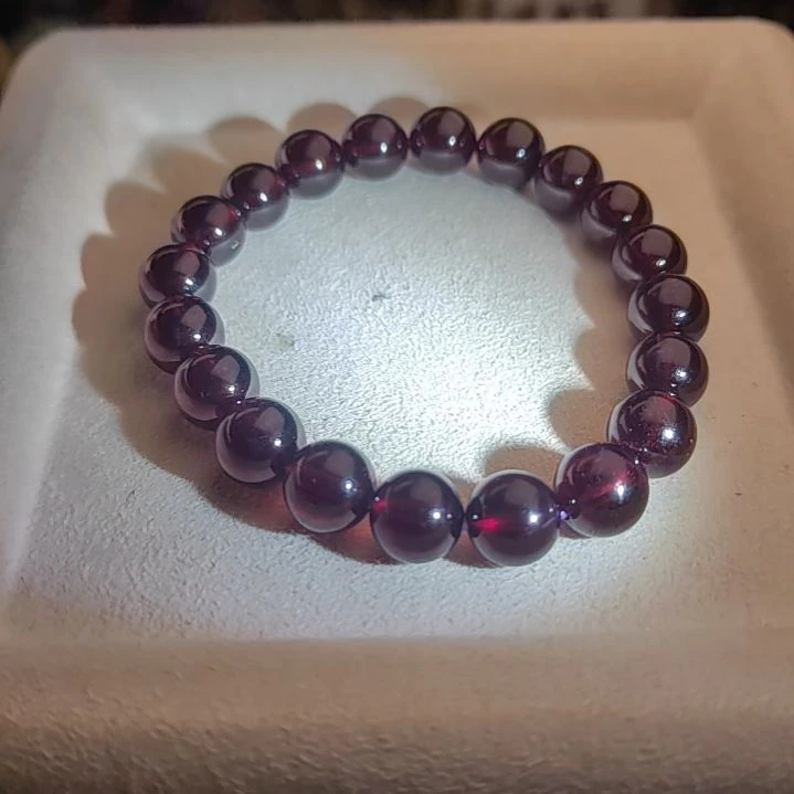 手串未镶嵌石榴石9+单圈