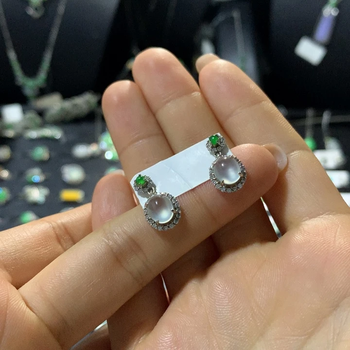 翡翠银S925镶嵌戒指