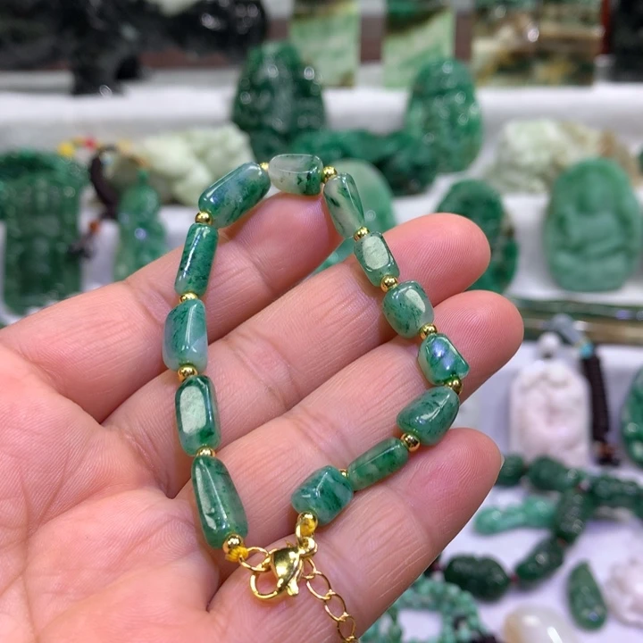 独山玉未镶嵌手链