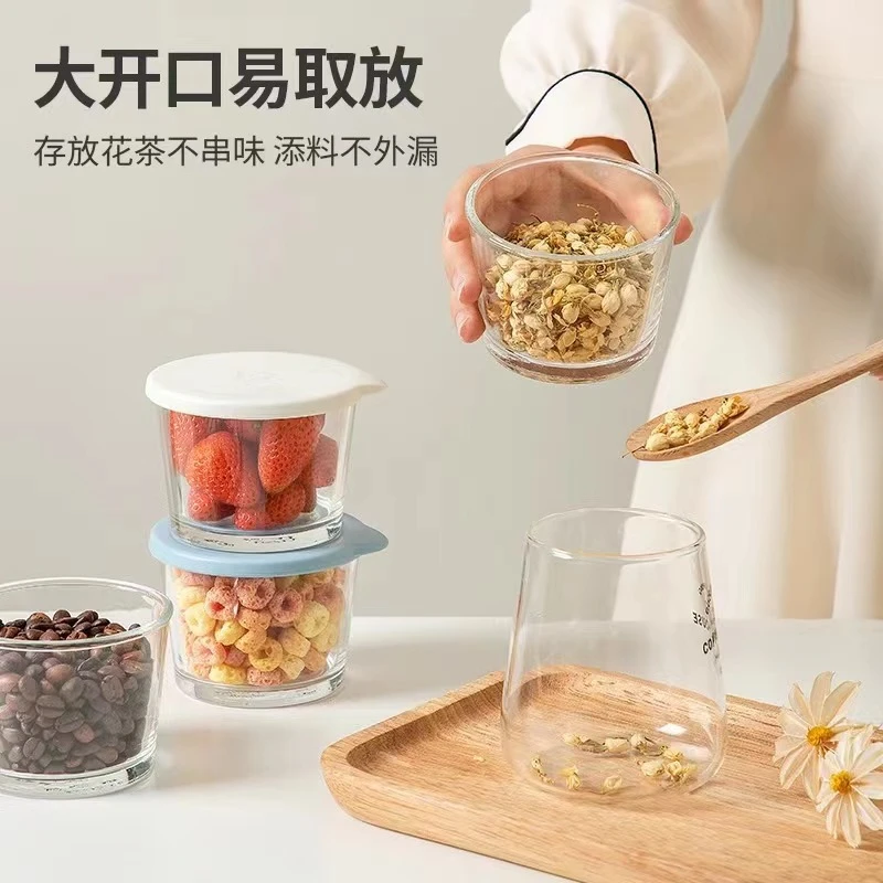 咸菜密封罐玻璃保鲜盒食品收纳盒冰箱保鲜罐小菜泡菜罐子分装盒